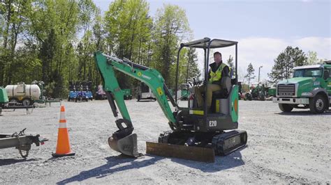 mini excavator training youtube